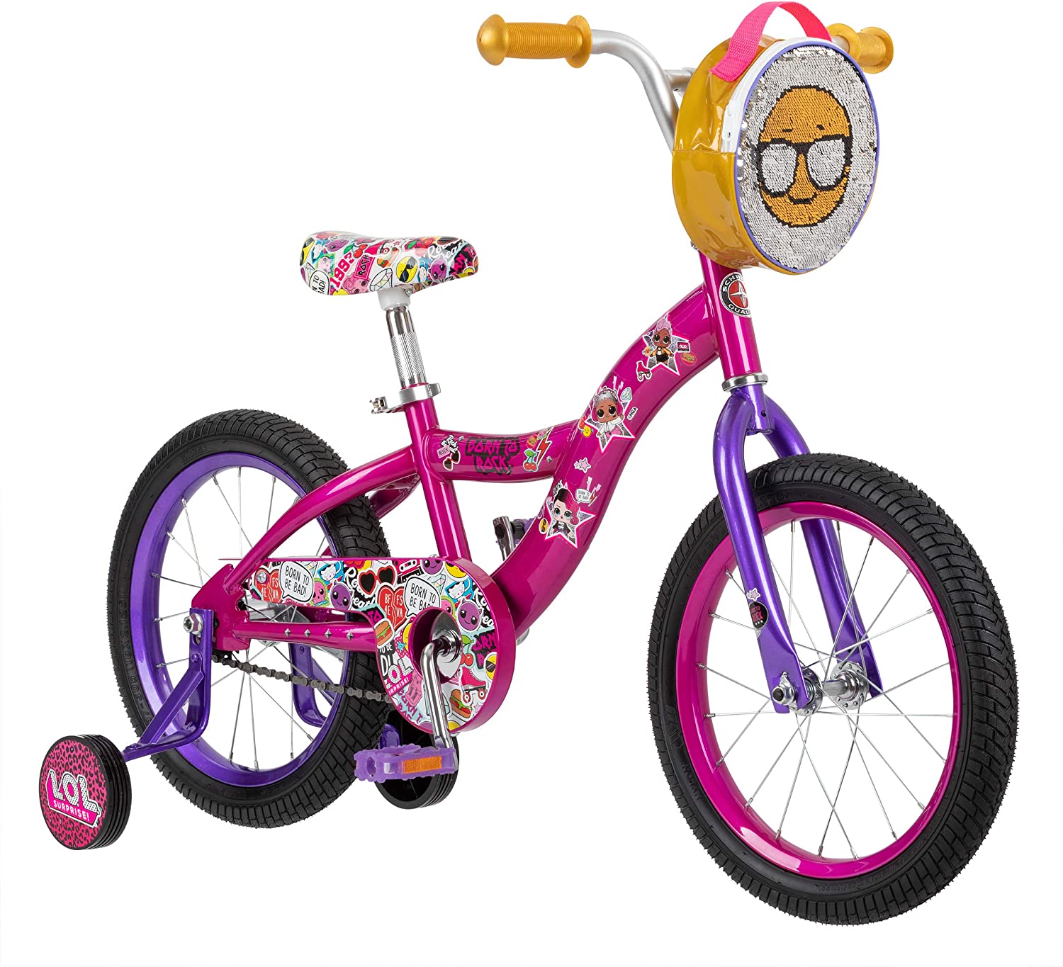 LOL Surprise Girls Bike, 16-Inch Wheels, Pink