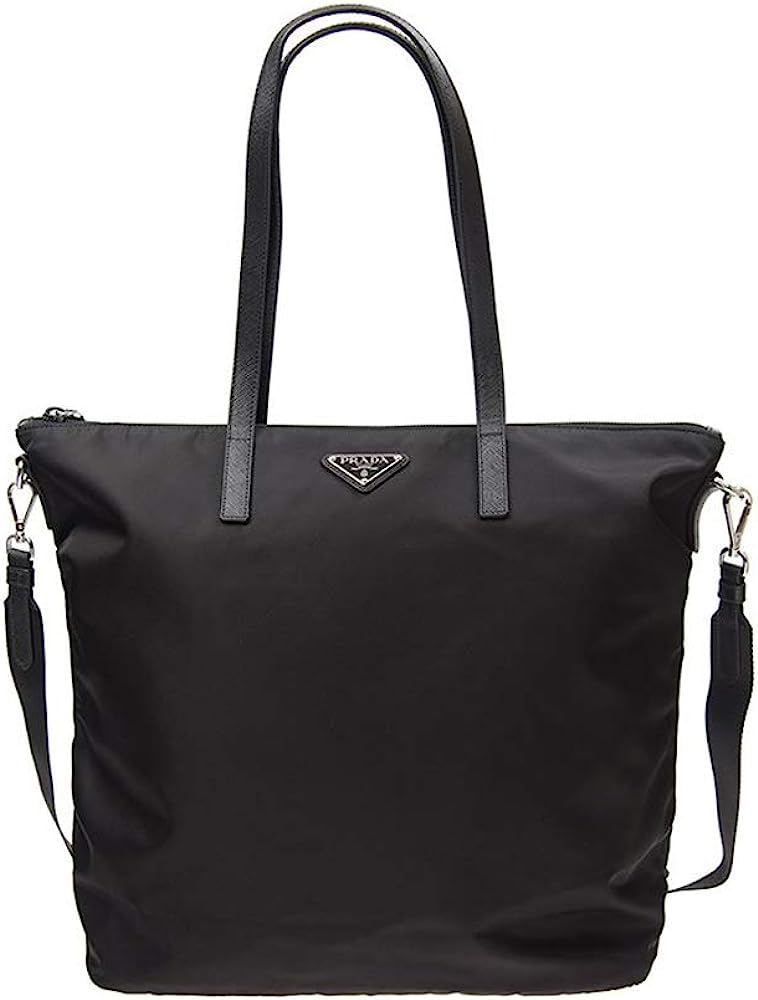 Prada Women's Black Nylon Shopping Tote 1BG189