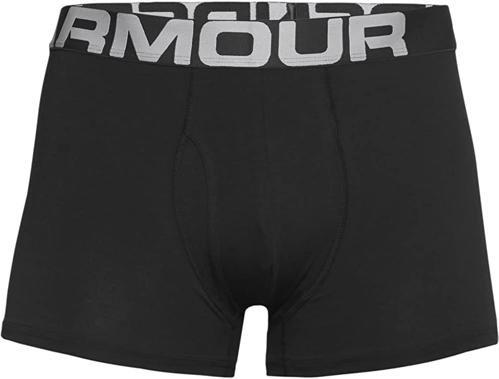 Under Armour Men's Charged Cotton 3-inch Boxerjock 3-Pack