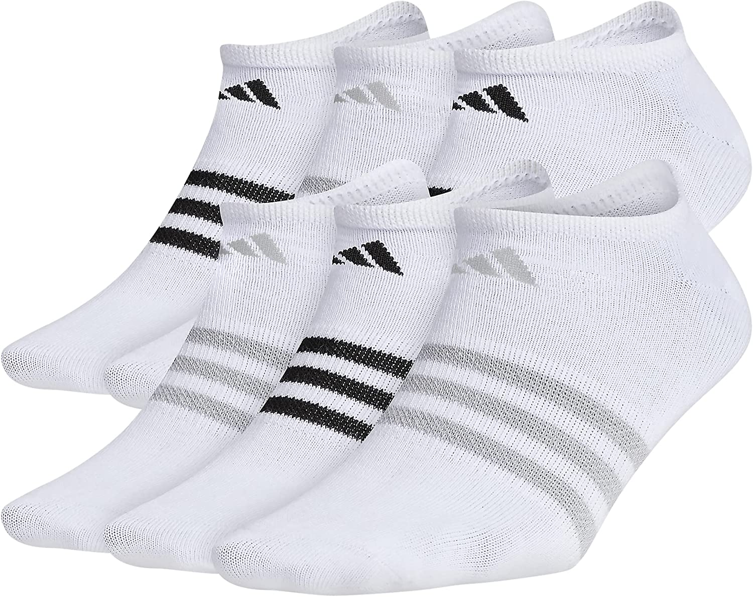 adidas womens Women's Superlite 6-pack No Show