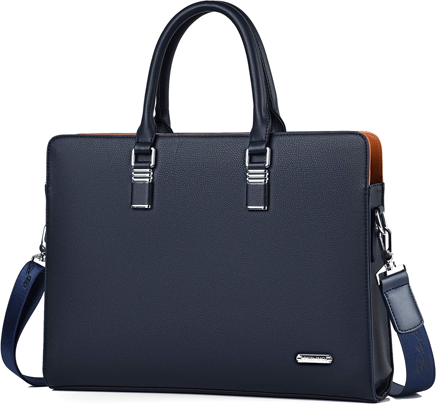 FSD.WG]Business Bag Leather Briefcase Shoulder Laptop Business Bag for Men
