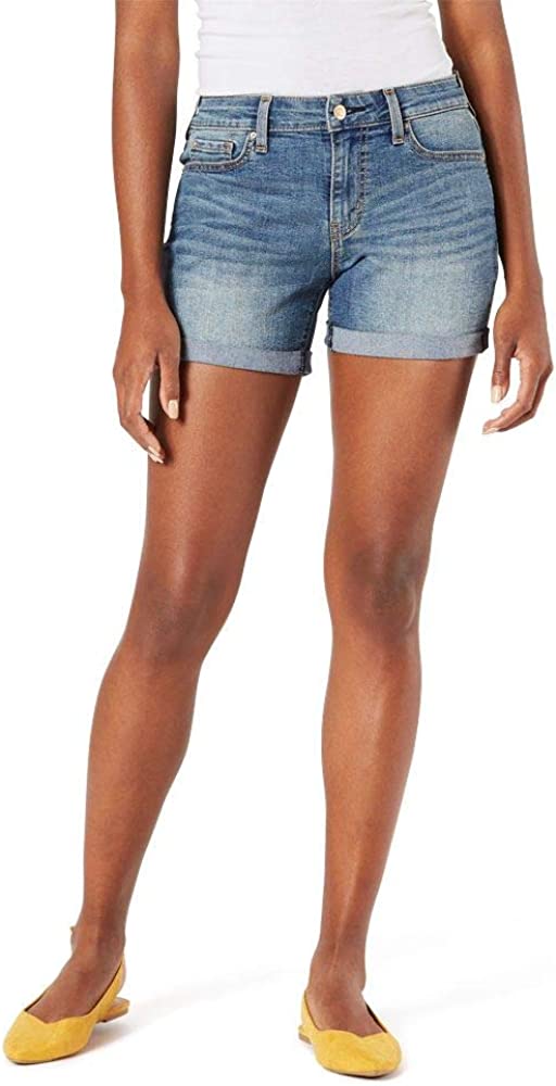 Signature by Levi Strauss & Co. Gold Label Women's Mid-Rise Shorts (Available in Plus Size)