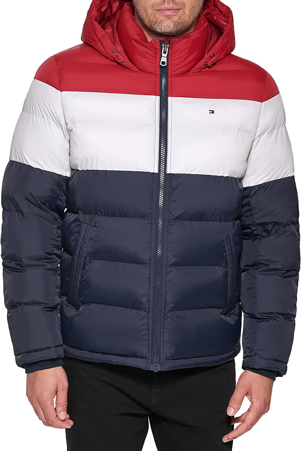 Tommy Hilfiger Men's Hooded Puffer Jacket