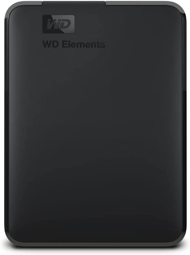 WD 5TB Elements Portable HDD, External Hard Drive, USB 3.0 for PC & Mac, Plug and Play Ready - WDBU6Y0050BBK-WESN