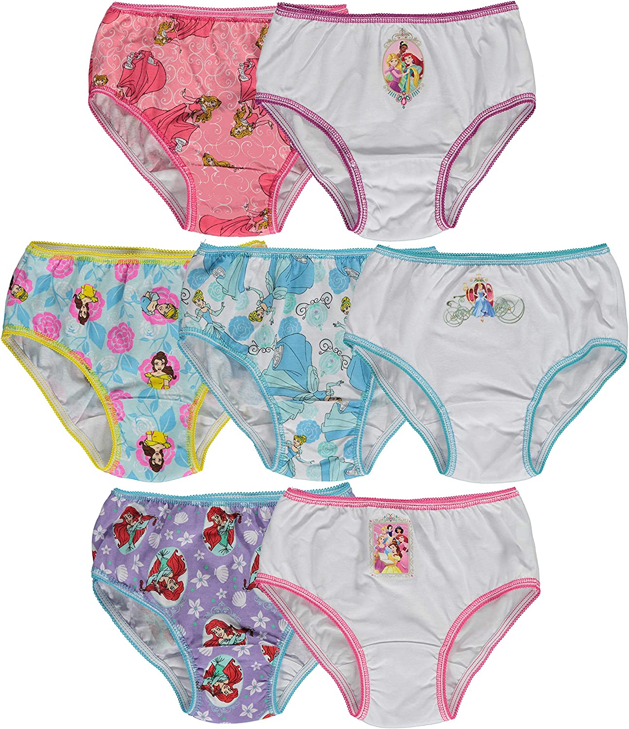 DITCI Girls' Princess Underwear Mulipacks