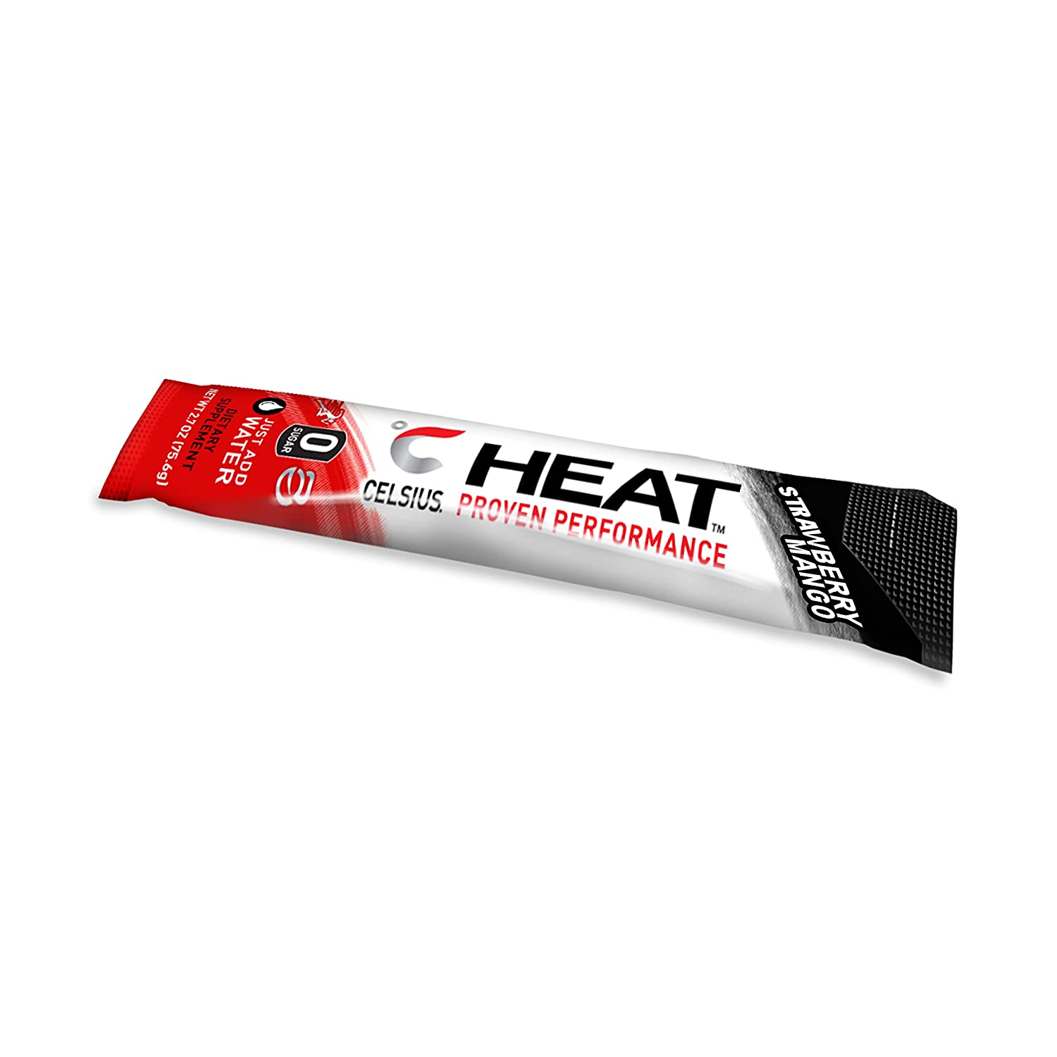 CELSIUS HEAT On-the-Go Performance Energy Powder Stick Packets, Watermelon Ice (Pack of 14)