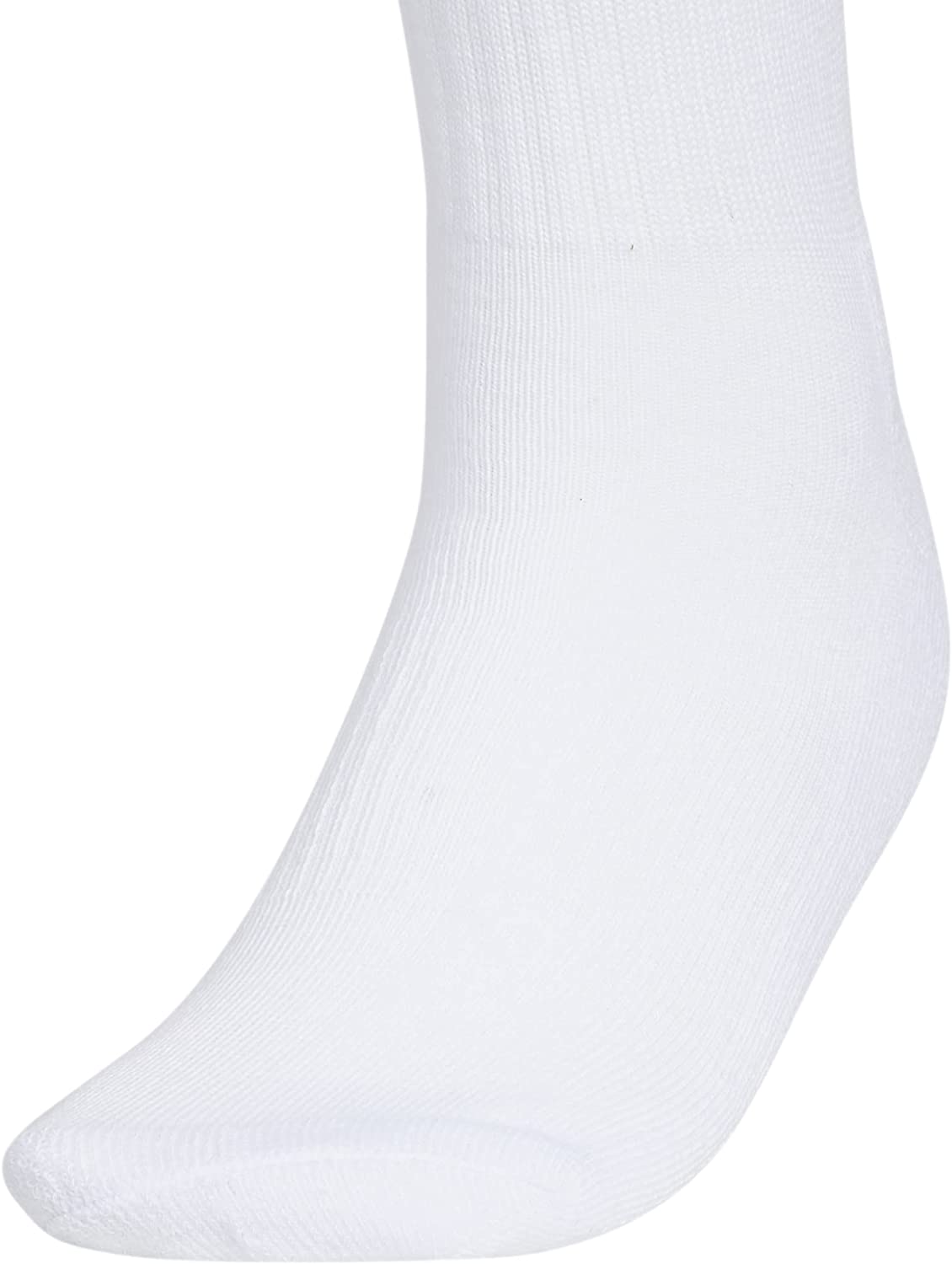 adidas Women's Athletic Cushioned Crew Socks (6-Pair) with arch compression