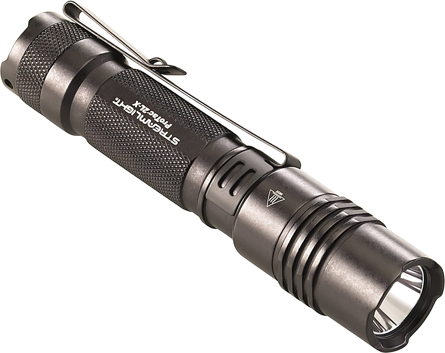 STREAMLIGHT 88062 ProTac 2L-X 500-Lumen Professional Tactical Flashlight and CR123A Lithium Batteries, Black